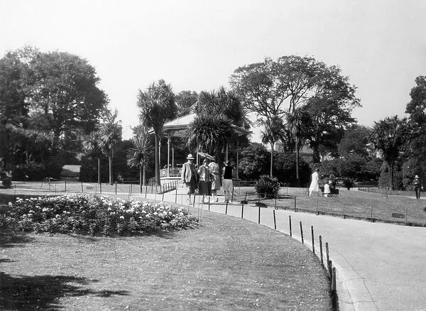 Morrab Gardens, Penzance, August 1928