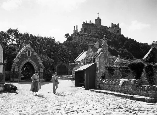 On the Mount at St Michaels Mount, Cornwall, August 1935