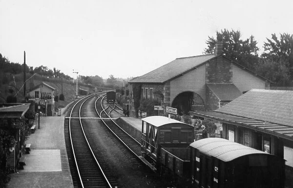 Newnham on Severn Station and Goods Shed, Gloucestershire, c.1910