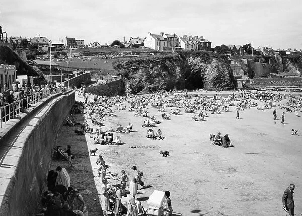 Newquay, June 1951. A GWR Publicity view of Newquay, Cornwall in June 1951