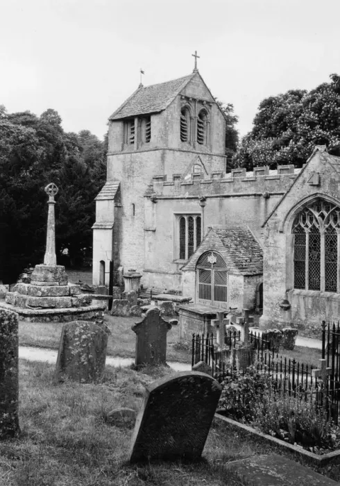 Framed Print : North Cerney Church, Cotswolds, Gloucestershire, June 1937