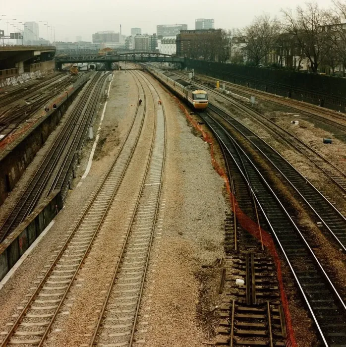 Framed Print : Paddington Station Approach, 1992 Framed Print : Paddington Station Approach, 1992