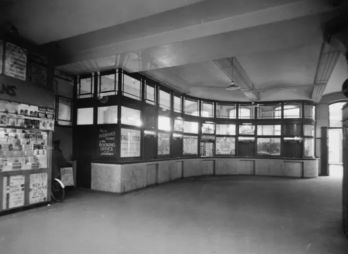 Framed Print : Paddington Station No. 2 Booking Hall, 1936