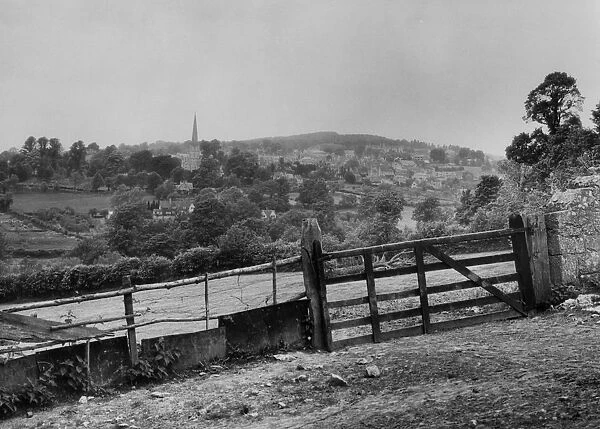 Painswick, May 1926. View looking east over Painswick