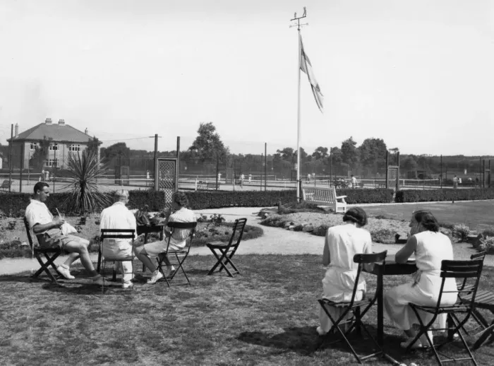 Framed Print : Public Recreation Ground, Greve d Azette, Jersey