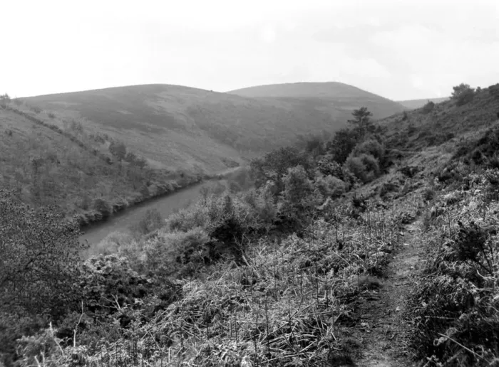 Framed Print : Quantock Hills, Somerset, c. 1920s Framed Print : Quantock Hills, Somerset, c. 1920s