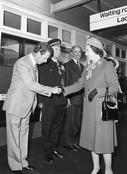 The Queen at Chelmsford Station, 15th June 1978
