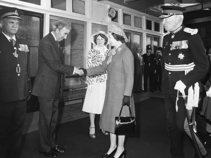 Framed Print : The Queen at Chelmsford Station, 15th June 1978 Framed Print : The Queen at Chelmsford Station, 15th June 1978