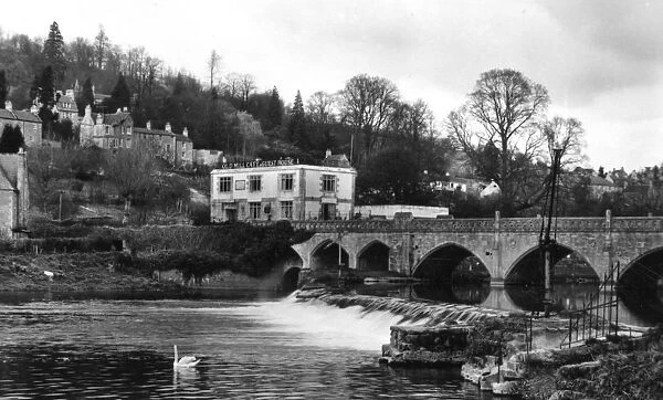 River Avon, Batheaston, c1920