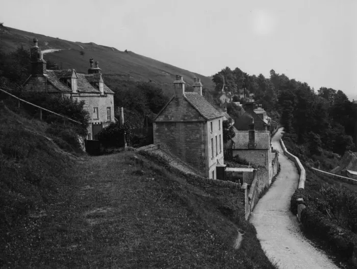 Framed Print : Rodborough Village, Stroud, August 1924