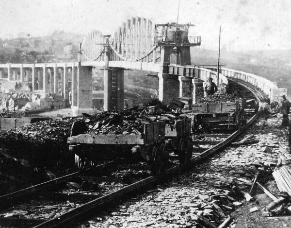 Royal Albert Bridge. The construction of the Royal Albert Bridge at Saltash in 1859