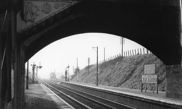 Savernake Low Level Station, 1957