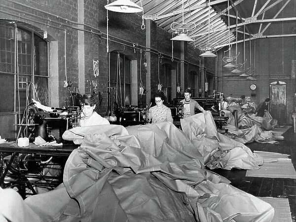 Sewing Room at Worcester Sheet Shop, 1960