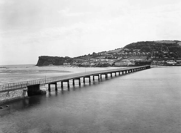 Shaldon Bridge at Teignmouth, Devon, August 1937