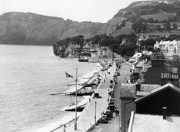 Sidmouth from Salcombe Hill, August 1931