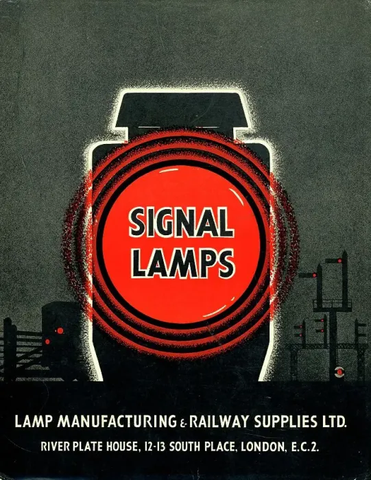 Framed Print : Signal Lamps Catalogue