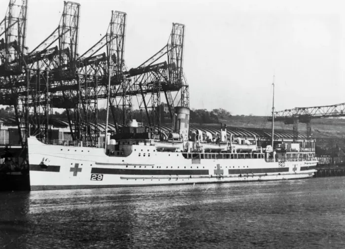 Framed Print : SS St Julien at the Banana Dock in Dieppe c. 1939 Framed Print : SS St Julien at the Banana Dock in Dieppe c. 1939