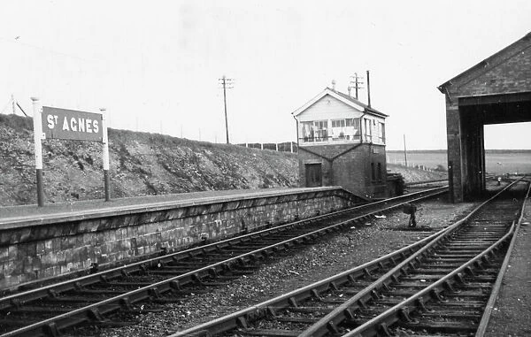 St Agnes Station, Cornwall, c.1960