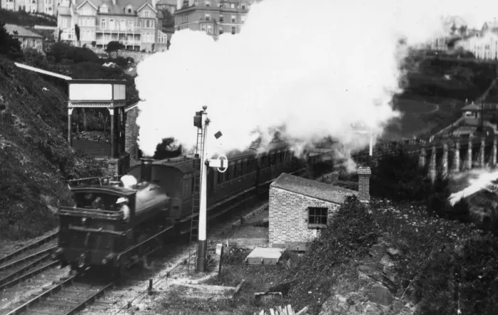 Framed Print : St Ives Station, Cornwall, c. 1910