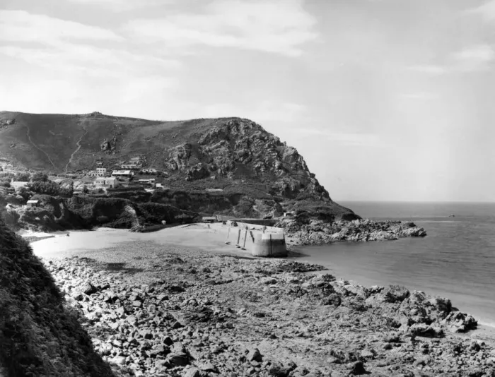 Framed Print : St Johns Bay, Jersey, c. 1925 Framed Print : St Johns Bay, Jersey, c. 1925