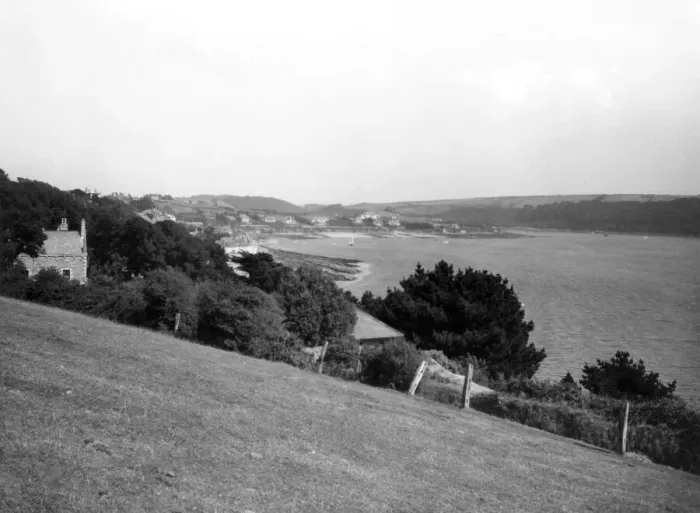 Framed Print : St Mawes from the Castle, Cornwall, August 1928 Framed Print : St Mawes from the Castle, Cornwall, August 1928