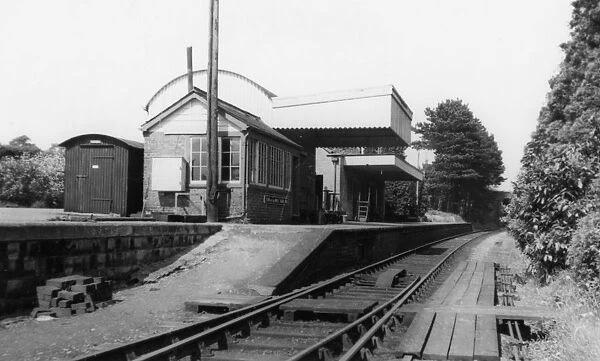 Stow-on-the-Wold Station and Signal Box, Gloucestershire, c.1950s