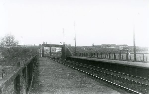Stratford on Avon Racecourse Platform Station, 1956