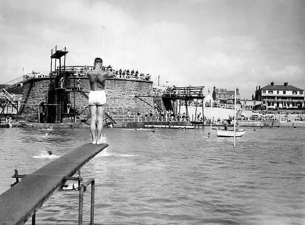 Swimming Club at The Lido, St Helier, Jersey, c. 1930s