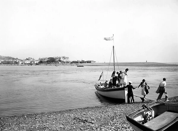 Teignmouth to Shaldon Ferry, Devon, August 1937