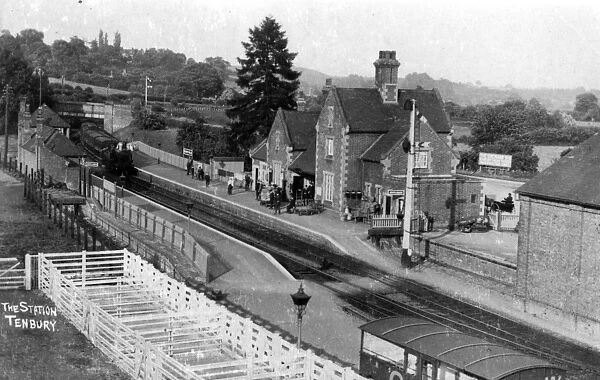 Tenbury Wells Station, Worcestershire, c.1900