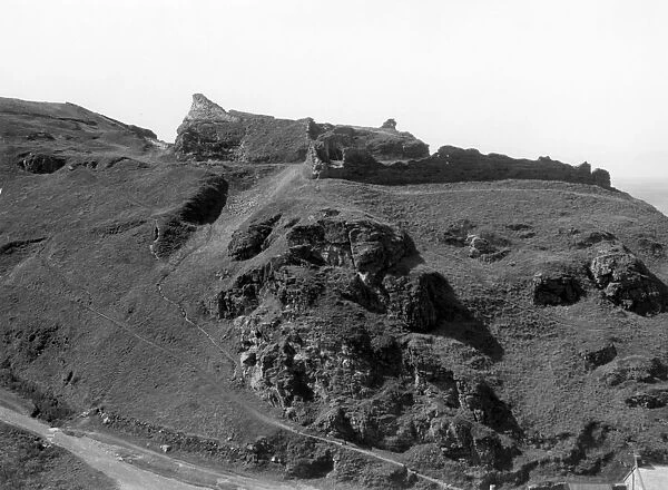 Tintagel Castle, Cornwall, August 1927