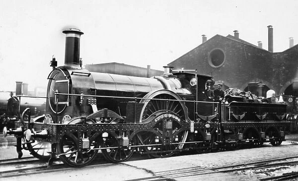 Tornado. 4-2-2 Rover class locomotive. Built 1888. Rebuild of Iron Duke class