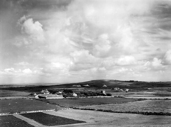 Towednack near St Ives from Trendrine Hill, June 1946