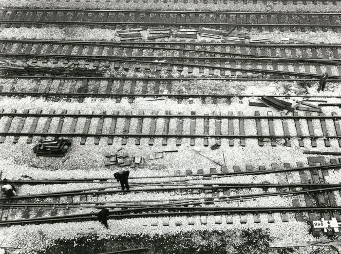 Framed Print : Track Renewal at Paddington Station, 1967