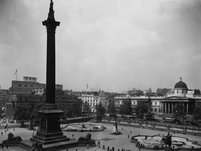 Framed Print : Trafalgar Square, London, c. 1930