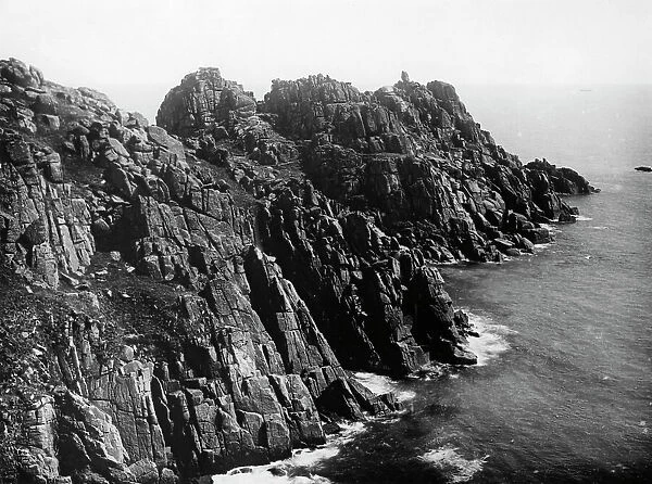 Treen Castle Rocks near Porthcurno, Cornwall, 1924