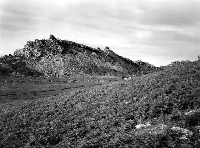Framed Print : Valley of Rocks, Exmoor, 1950