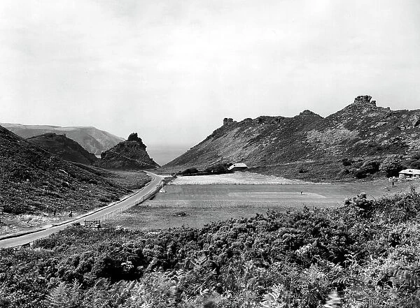 Valley of Rocks at Lynton, Devon, 1934