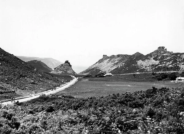 Valley of Rocks near Lynton in Devon, 1929