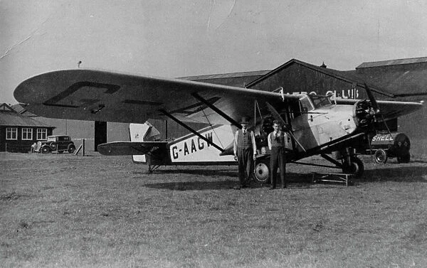 Westland Wessex G-aGW plane, c1940