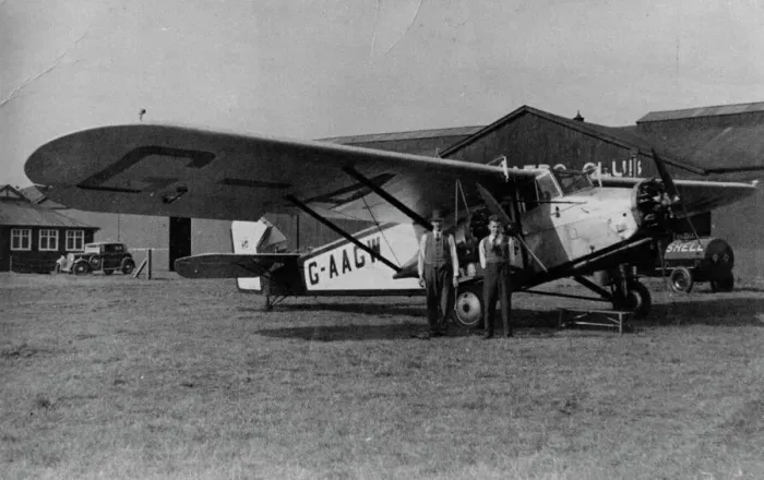 Framed Print : Westland Wessex G-aGW plane, c1940 Framed Print : Westland Wessex G-aGW plane, c1940