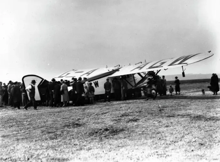 Framed Print : Westland Wessex plane G-aGW at Haldon Aerodrome, 1933 Framed Print : Westland Wessex plane G-aGW at Haldon Aerodrome, 1933