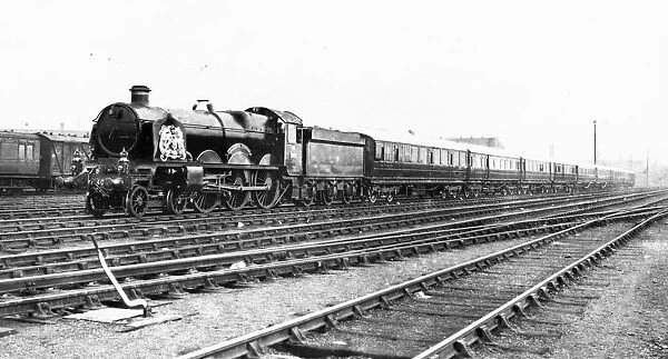 Windsor Castle hauling King George V's funeral train, 1936