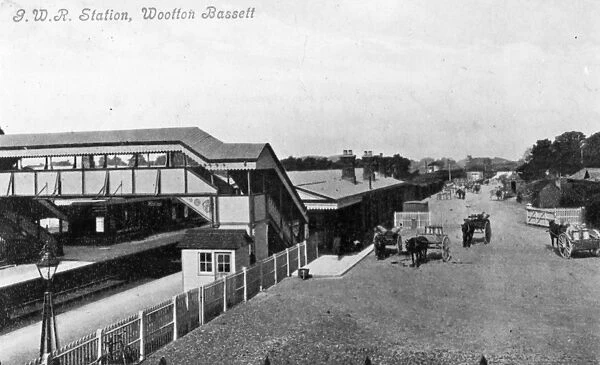 Wootton Bassett Junction Station, c.1920