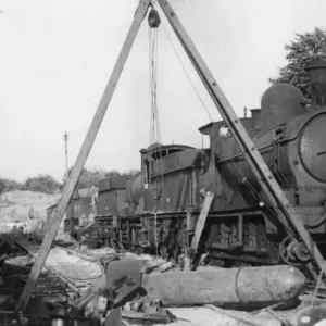 0-6-0 Dean Goods locomotives No s. 2479, 2576, 2425 and 2399 in the process of being scrapped, c. 1949 0-6-0 Dean Goods locomotives No s. 2479, 2576, 2425 and 2399 in the process of being scrapped, c. 1949