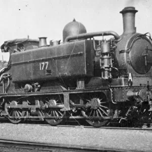 0-6-0 tender locomotive Dean Goods No. 2430 in wartime livery, c. 1939