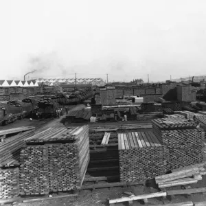 No 1 Shop, Timber Yard, 1928