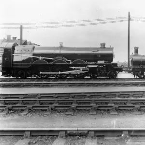 No 111 The Great Bear with No 111 2-4-0 locomotive