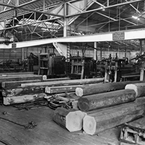 No 2 Shop, Sawmill, 1907