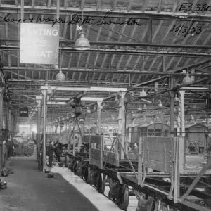 No 21 (B) Shop, Wagon Paint Shop, 1953